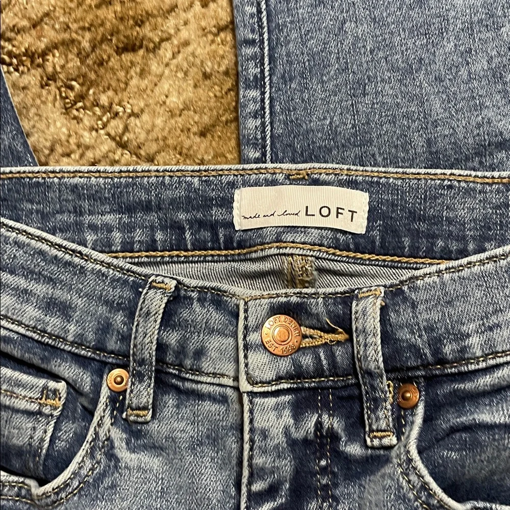 Loft Jeans‎ The Kick Cropped Woman Jeans Size 4/27 - Picture 2 of 8